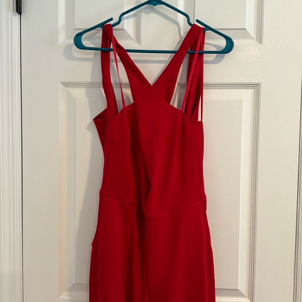 Marshals red jumper open back